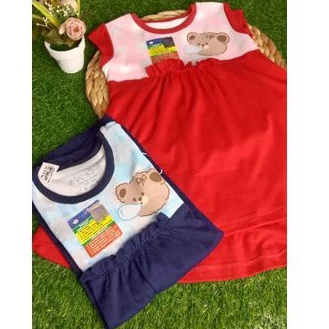 PITEKU DRESS CEWEK KOREAN BEAR R14 - ROK BAYI