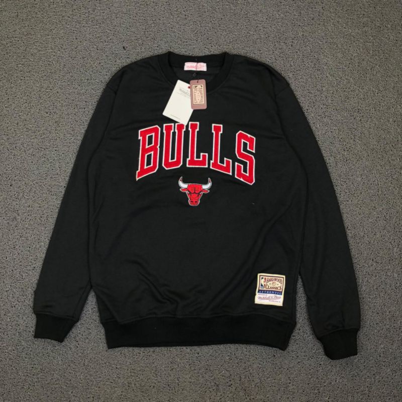 CREWNECK BULLS BORDIR FULL TAG LABEL CASUAL HYPE FASHION PRIA