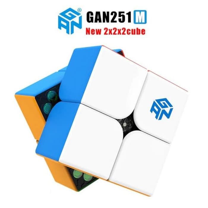Rubik Gan 251 M 2x2x2 Magnetic 2x2 Stickerless 251M Gan251M Gan251 Bukan Gan 249 MagnetikDan Gan RSC
