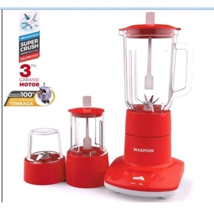 Blender Maspion MT1263GL / Blender Maspion Kaca 3in1 MT 1263GL