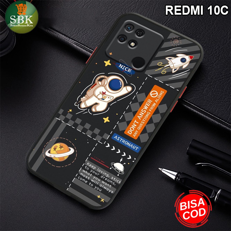 SBK Case - Case CUTE ASTRONOT Xiaomi Redmi 10C Poco M3 X3 NFC X3 Pro Note 11 10 10 5G 10S 10 Pro Red