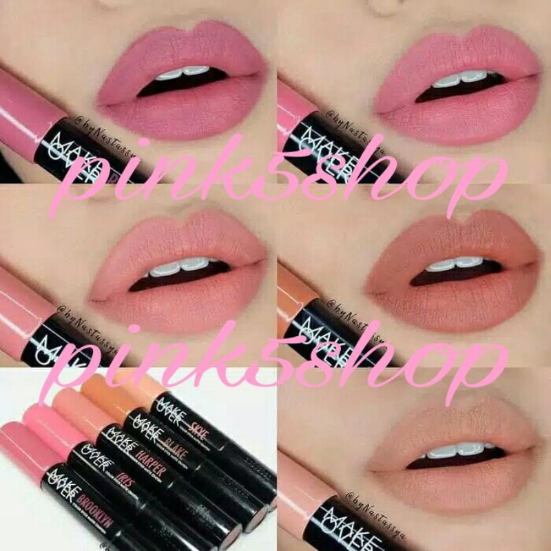 MAKE OVER MATTE CRAYON STICK 105 SKYE | MAKEOVER GLOSS CRAYON STIK | LIPSTIK LIPSTICK