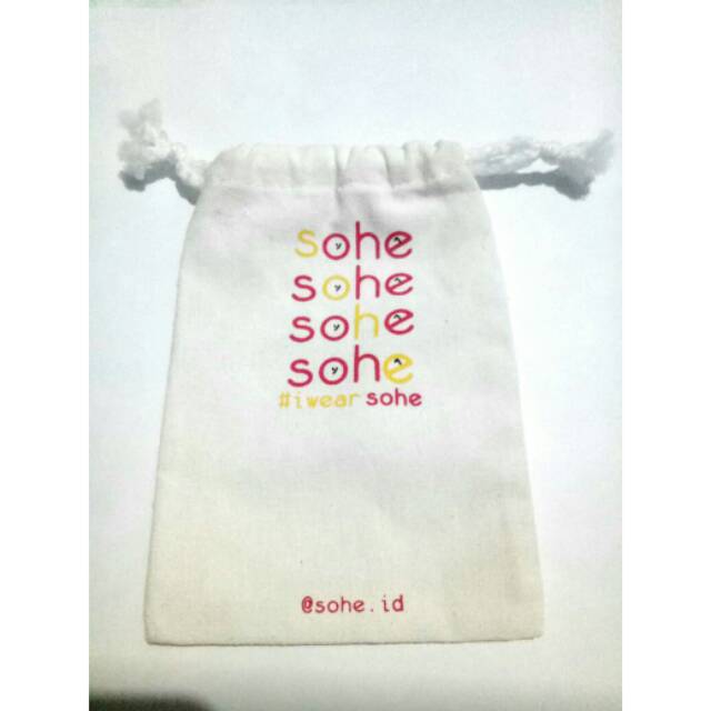 

Kantong Serut Uk. 15x10cm