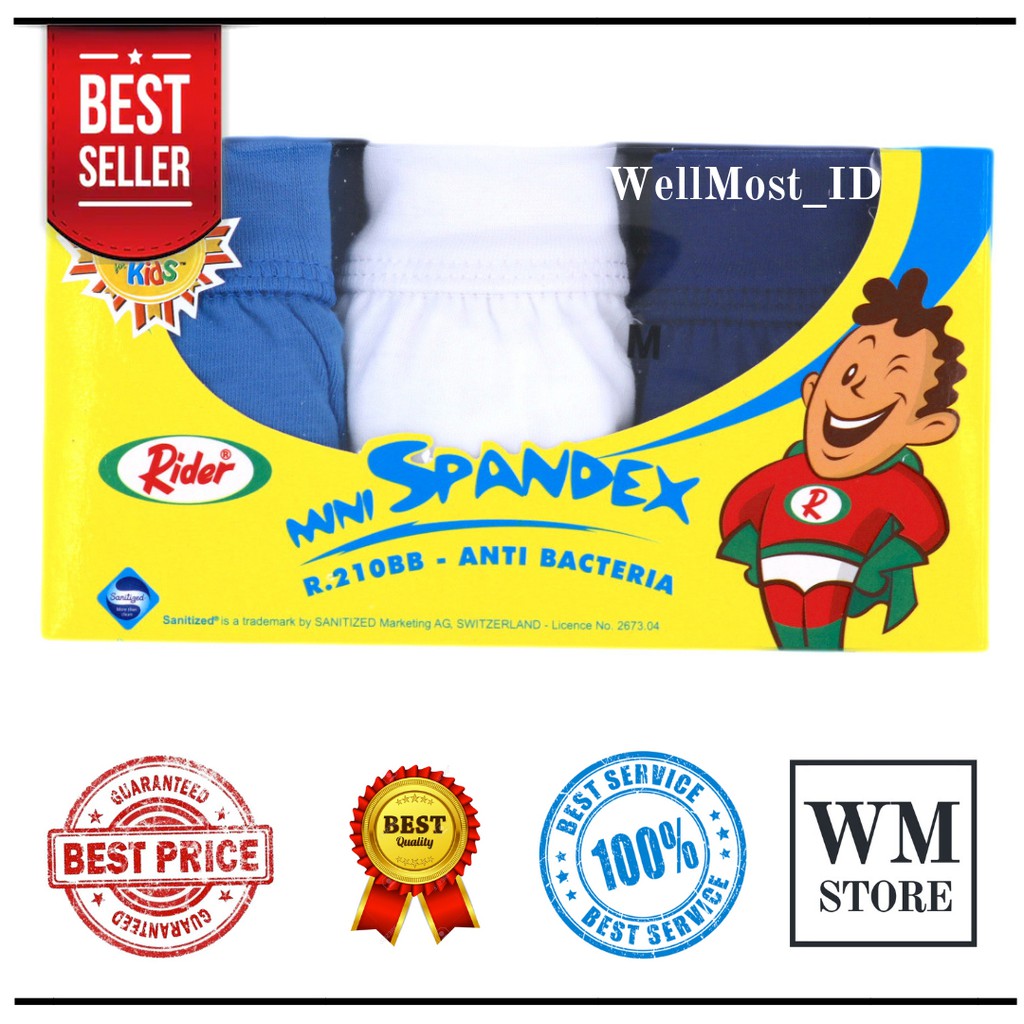 Celana Dalam Anak Laki Rider 210 XXL / Pakaian Dalam Katun Cowok