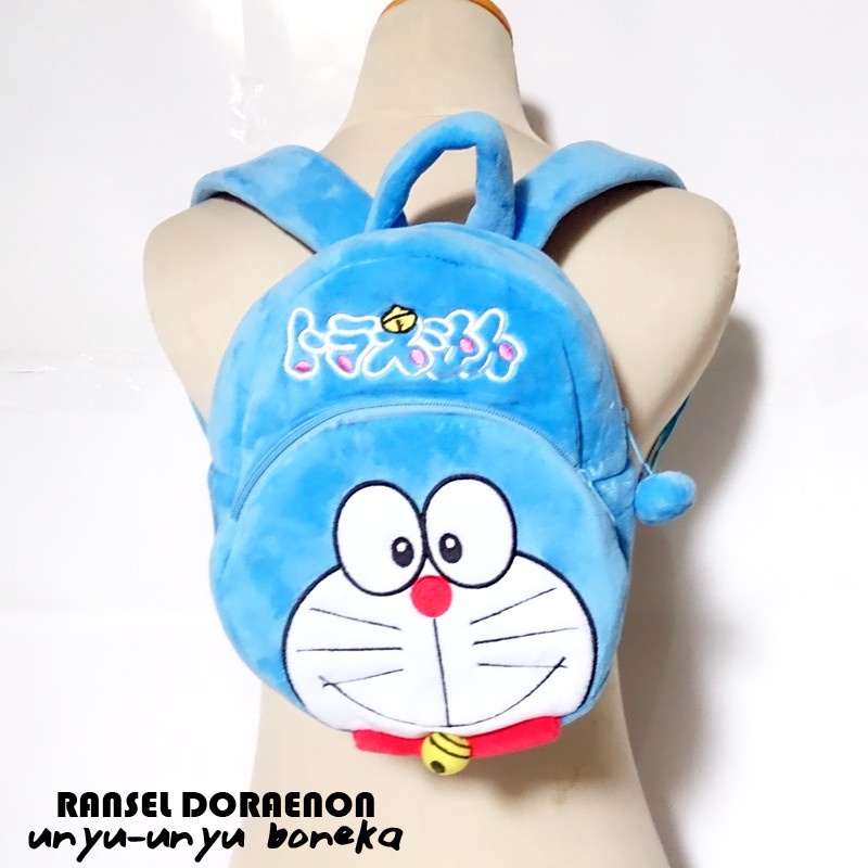 Tas Ransel 2 rest M sekolah anak tk paud boneka doraemon kucing cat