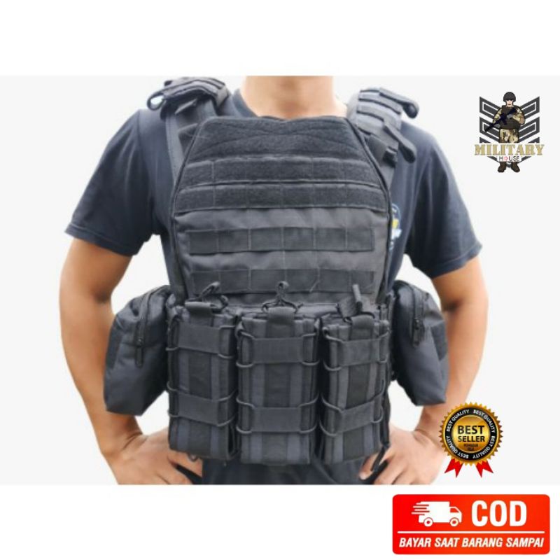 Rompi Blackmamba / Rompi anti peluru / bodyvest / rompi quick release / ROMPI DURHAIM
