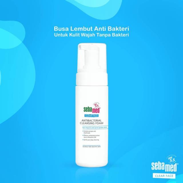 harga sebamed clear face antibacterial cleansing foam