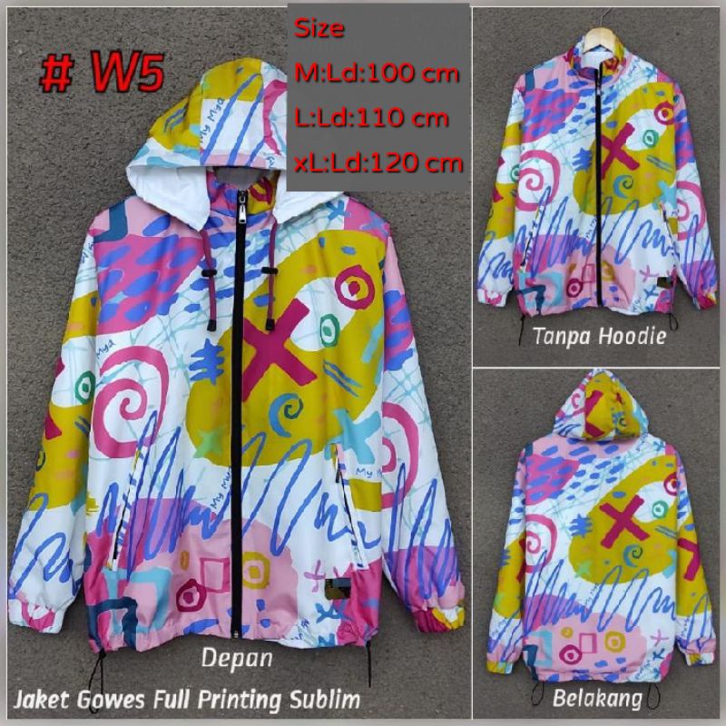 Promo Jaket sepeda full printing premium (size ,M_L_XL)