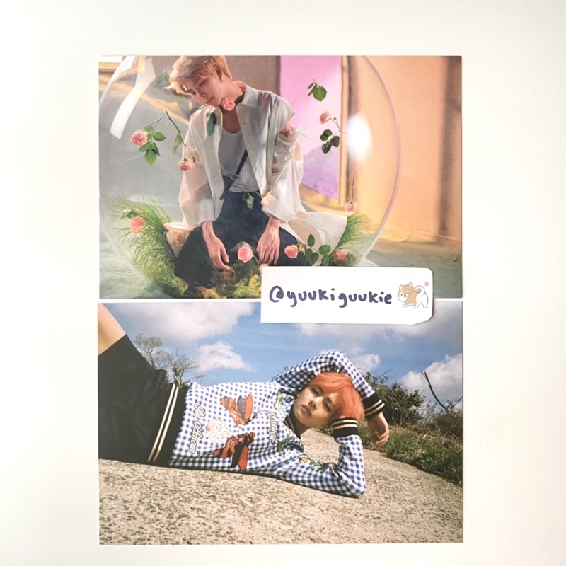 ARMYPEDIA TAEHYUNG YF NAMJOON LY ANSWER BTS V RM POSTCARD