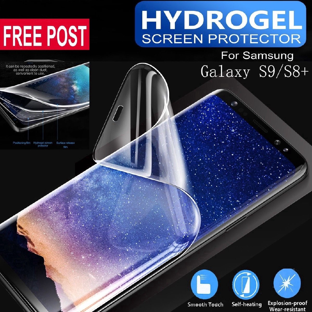 2x Hydrogel Film Lembut untuk Samsung Galaxy S8 / S9 + note9