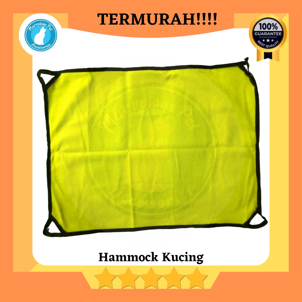 Tempat tidur Ayunan kucing gantung / cat hammock / ayunan kandang kucing-3