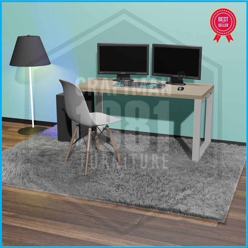 Meja Komputer Kerja Tulis Belajar Kantor 120x60 Simple Minimalis