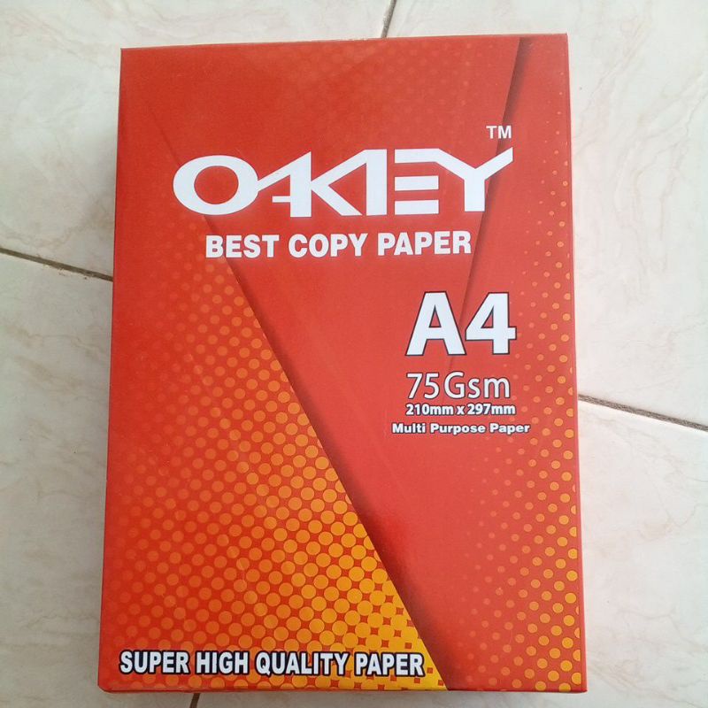 

KERTAS HVS A4 OKEY 75Gsm