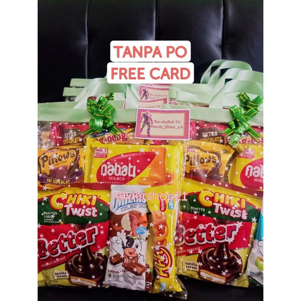 

NOB Paket snack ultah komplit + FREE CARD