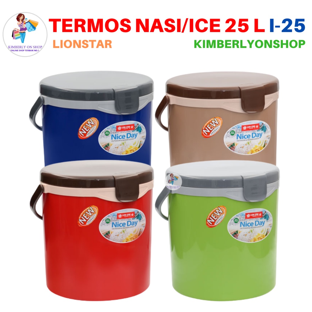 Rice Ice Bucket Hanami Termos Nasi Es 25 Liter I 25 Lion Star