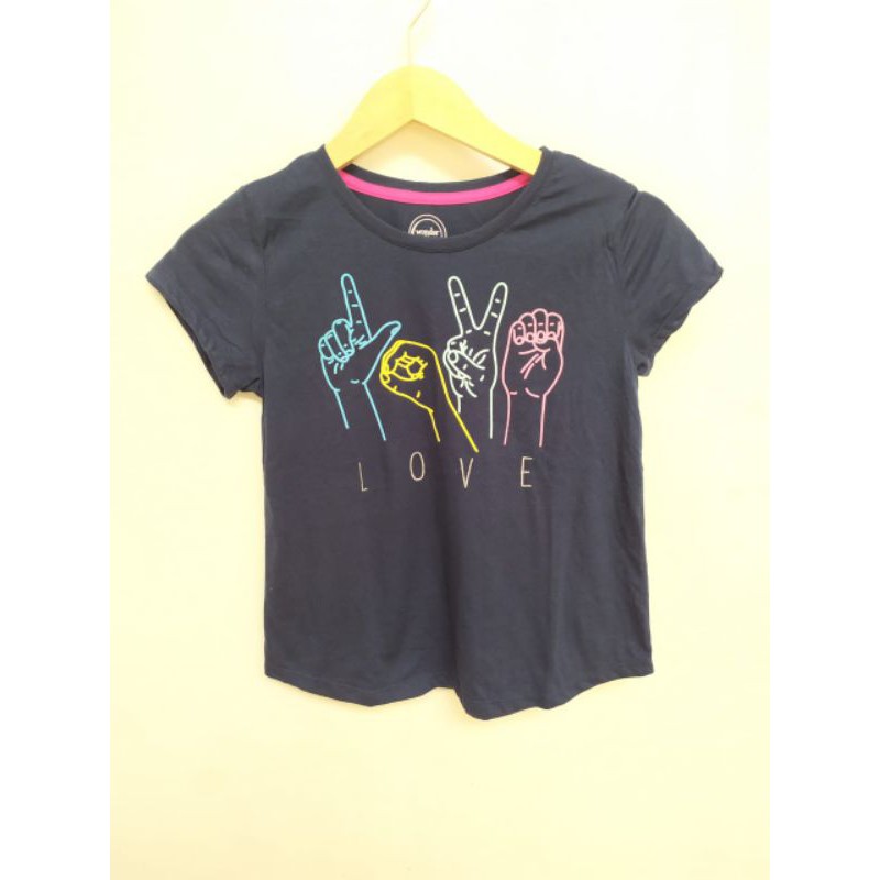 Kaos wonder nation anak perempuan