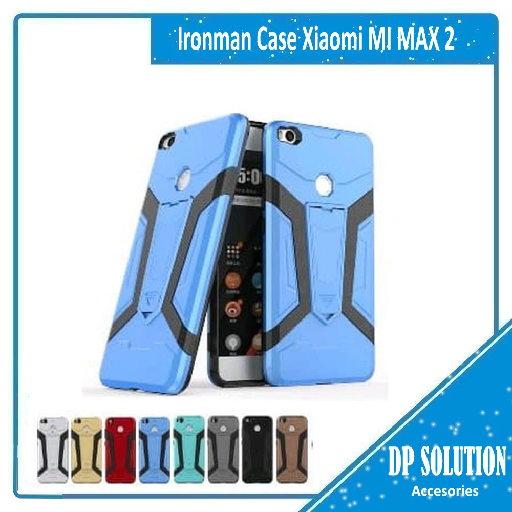 Case Transformer Ironman Robot Standing Xiaomi Mi Max 2