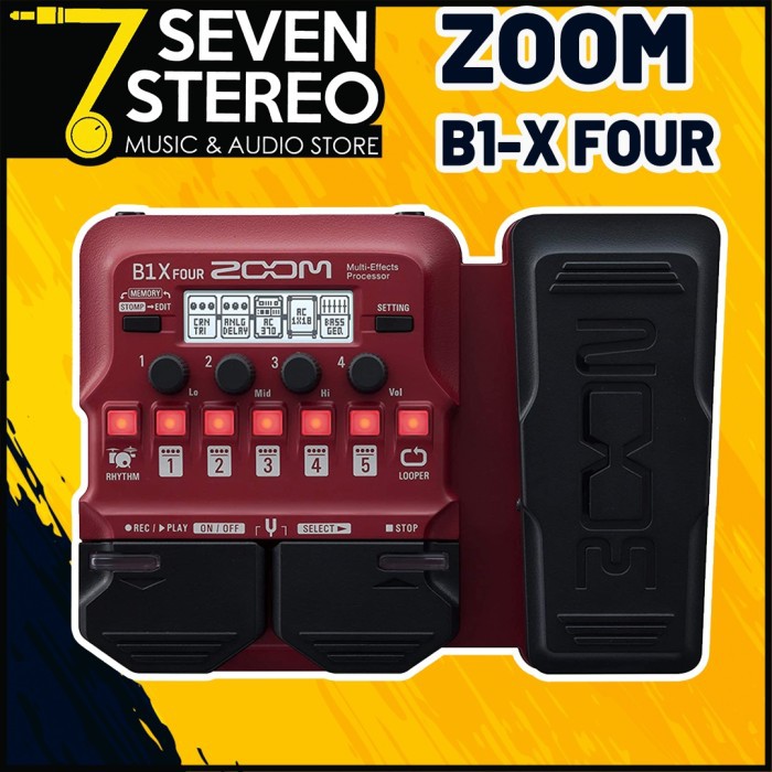 ZOOM B1X FOUR Bass Multi-Effects Pedals