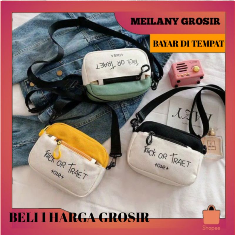 TAS SELEMPANG PEREMPUAN TAICK OR TREAT / TAS SELEMPANG KOREA