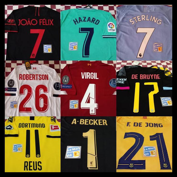 GRATIS  NAMESET JERSEY FONT JERSEY NAME SET JERSEY BOLA CUTTING PRINT PRINTING