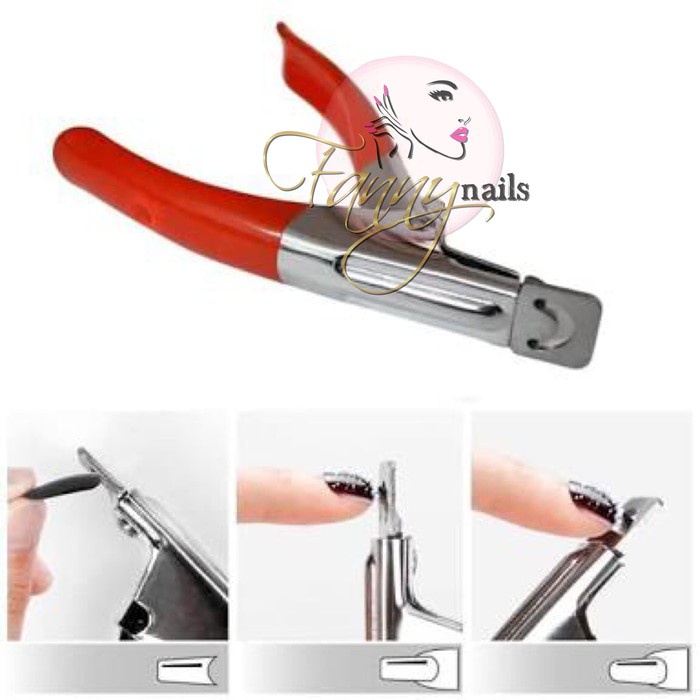 Gunting kuku palsu Solingen edge cutter Gunting kuku palsu extension NIPPER EDGE FAKE NAILS