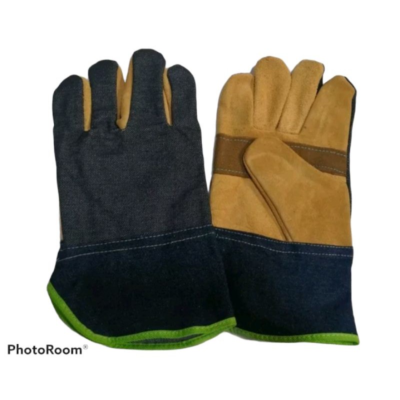 Sarung tangan kulit las kombinasi suede fitter gloves kwb