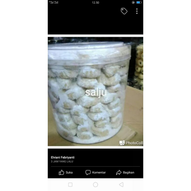 

Kue Salju homemade