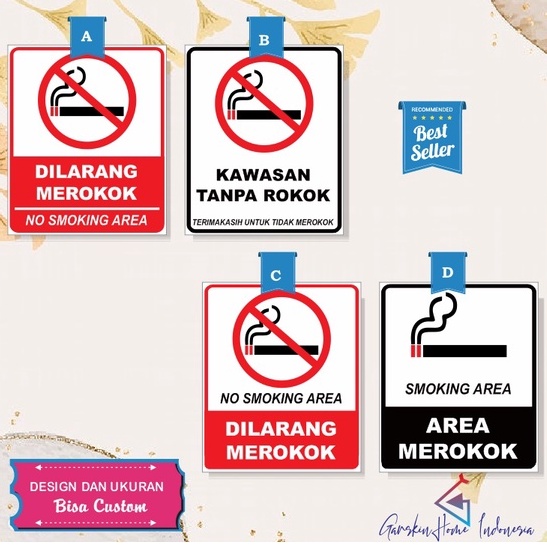 

STIKER DILARANG MEROKOK,STIKER AREA MEROKOK