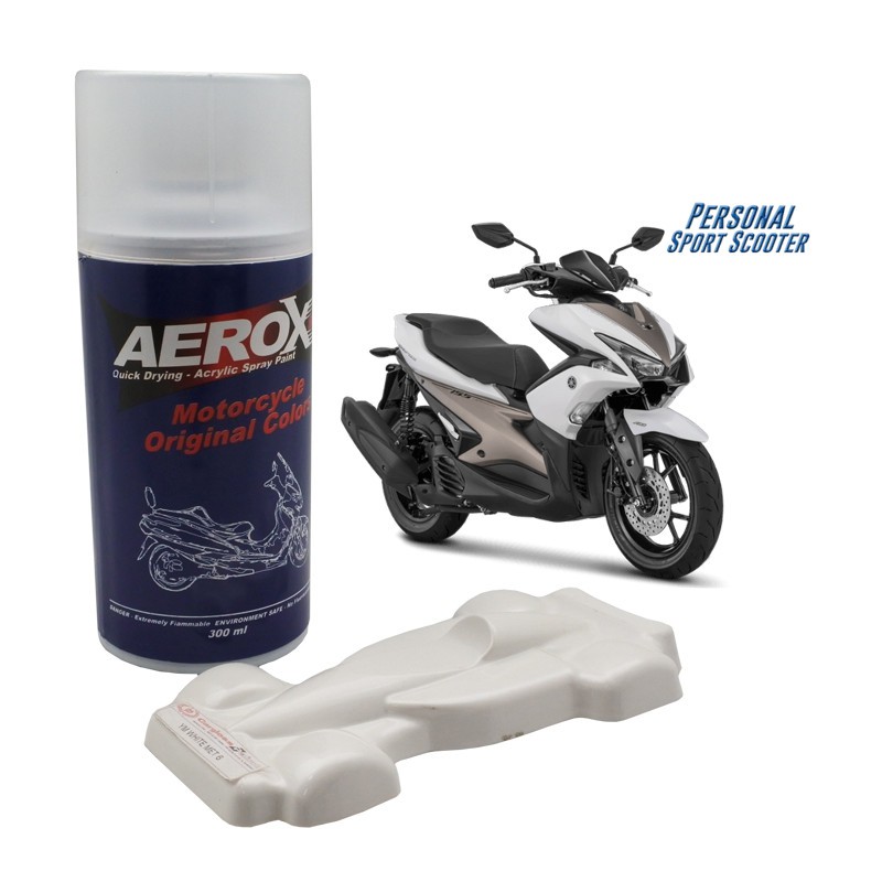 Aerox 800 Cat Semprot - Yamaha Motor Aerox 155VVA S Version White