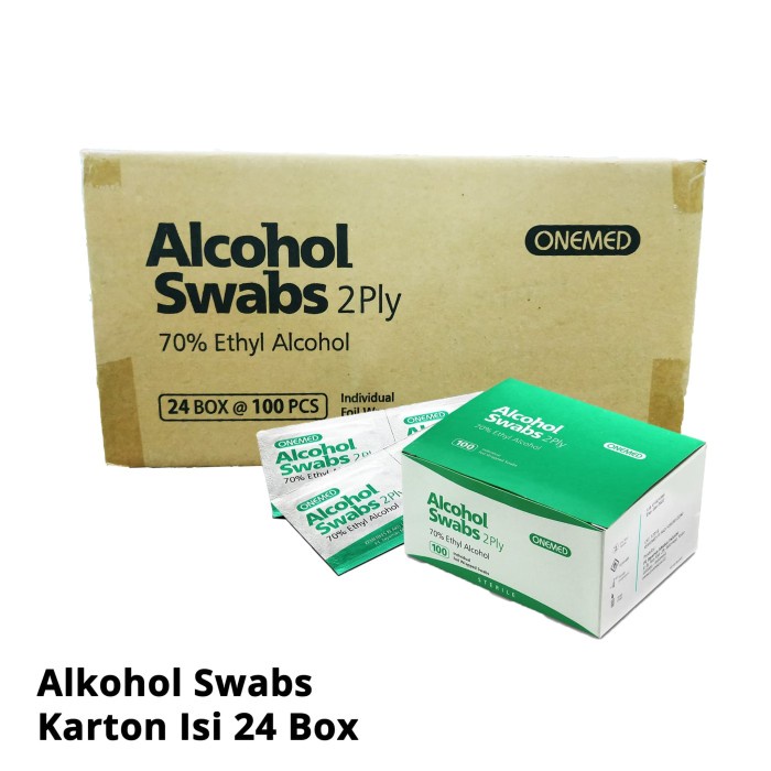 Alkohol Swab Onemed Karton Isi 24 Box OJB