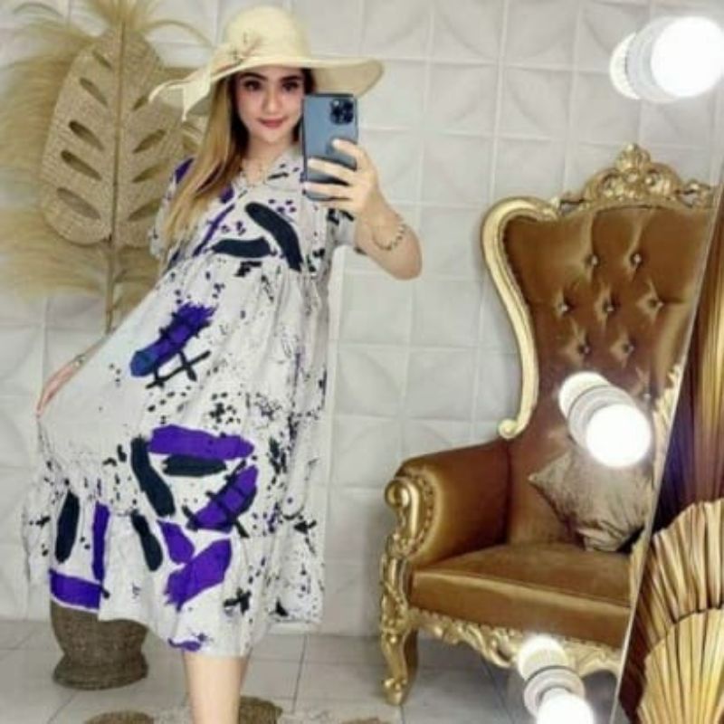 Daster Kimono rayon pendek kekinian