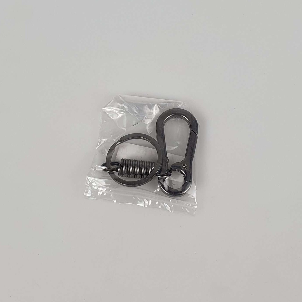 Karabiner dengan Per Stainless Steel - LC-1118-6 - OMRS71BK Black