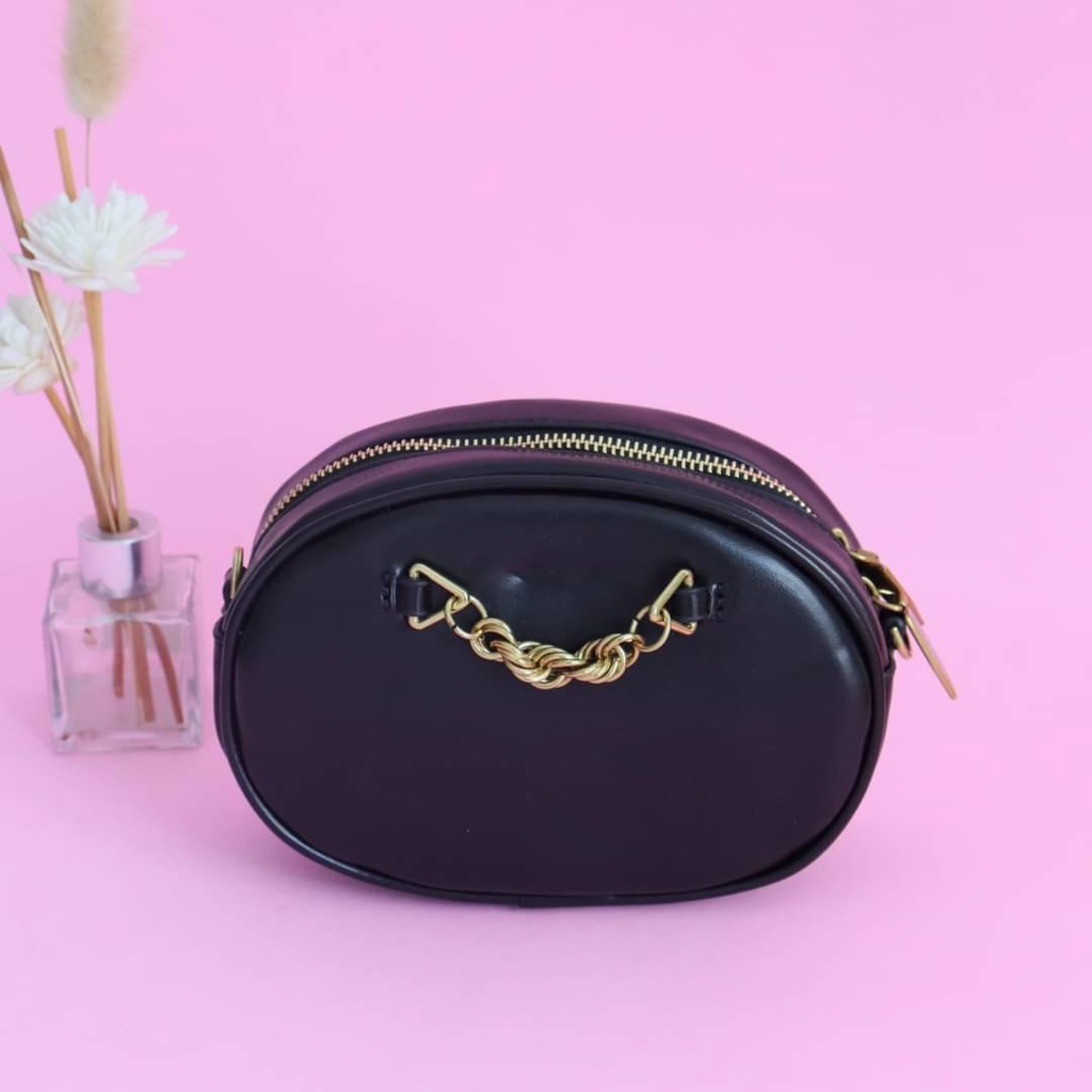 TAS WANITA OVAL CK CK826 DOUBLE LONG STRAP PREMIUM IMPORT