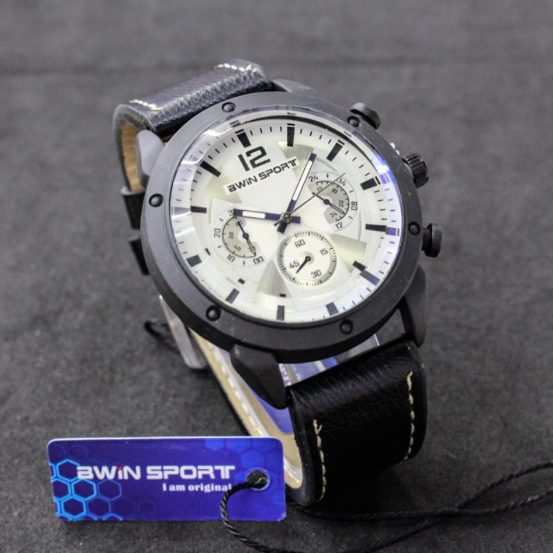 JAM TANGAN PRIA BWIN SPORT B506 ORIGINAL CRONO VARIASI BWIN ORIGINAL