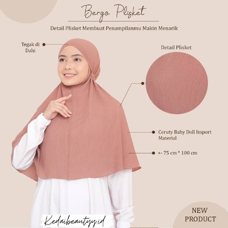 BERGO MARYAM CERUTY PLISKET LIDI FULL INSTANT PREMIUM