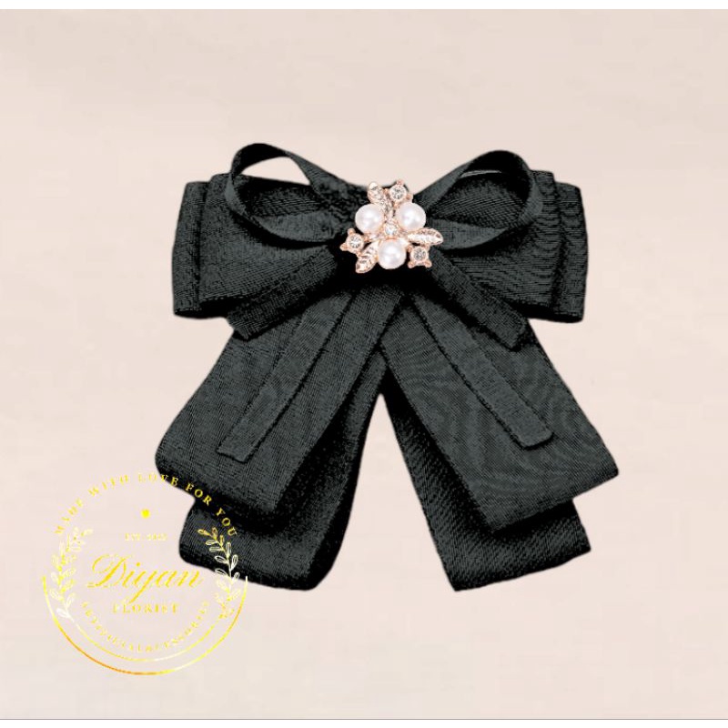 pita aplikasi korean ribbon brooch 2