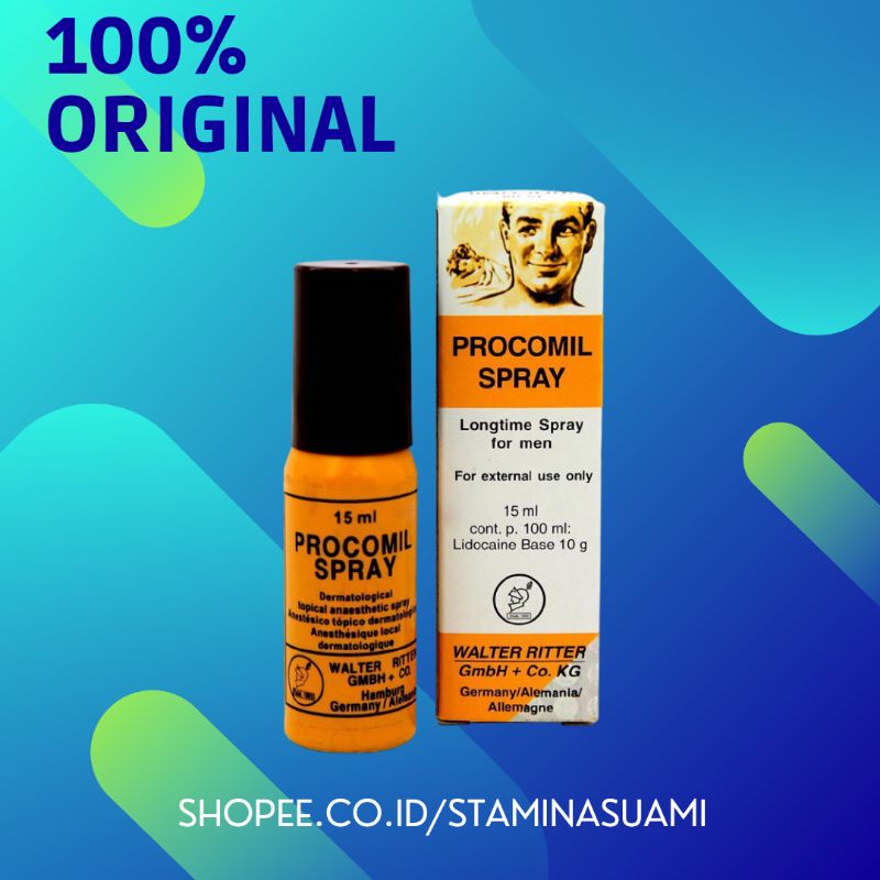 Original Procomil/Procomill Spray Pria Asli