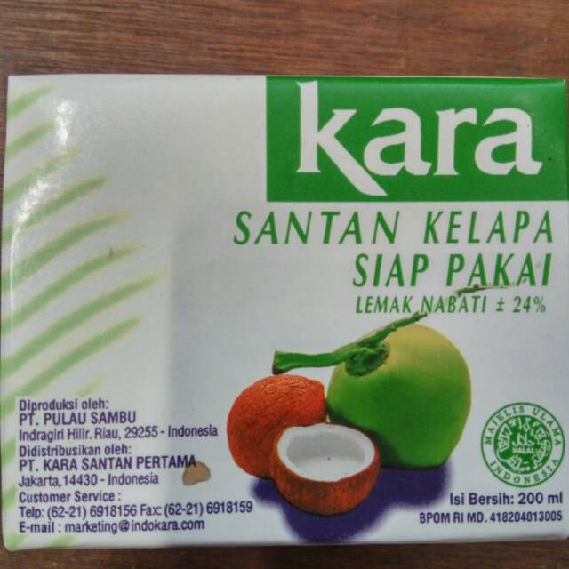 

Santan kara 200ml