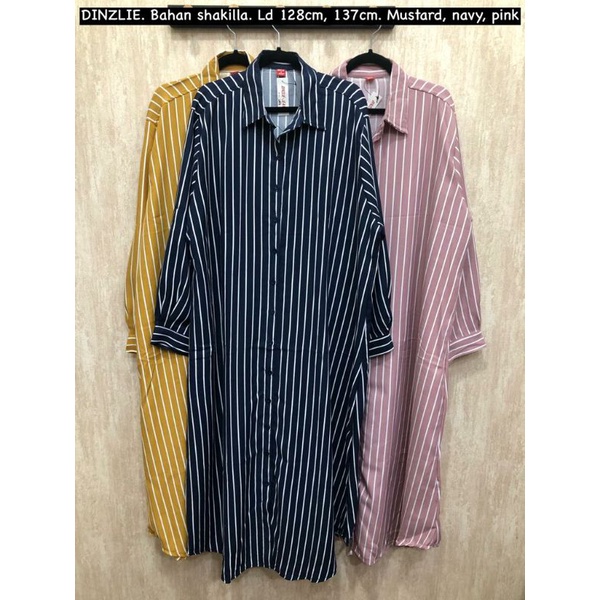 Tunik kemeja dewasa wanita | Tunik jumbo wanita | Tunik salur