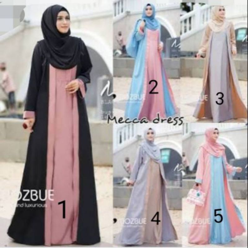 Mecca dress fashion muslim remaja wanita