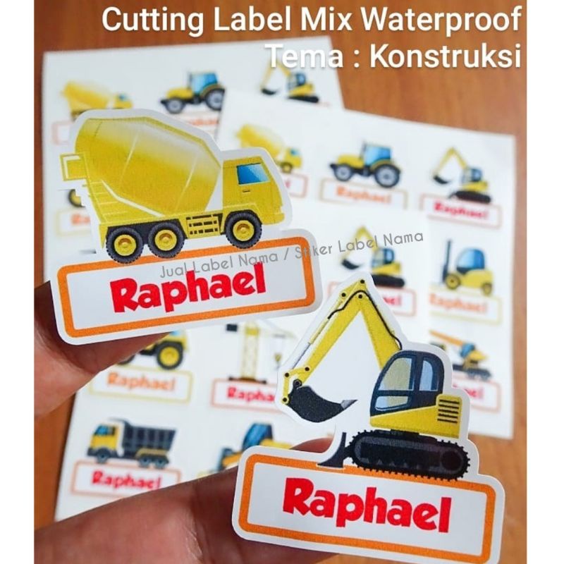 

ALAT KONTRUKSI ~ CUTTING LABEL MIX WATERPROOF / CUTTING STIKER / CUTTING LABEL / STIKER LABEL NAMA WATERPROOF