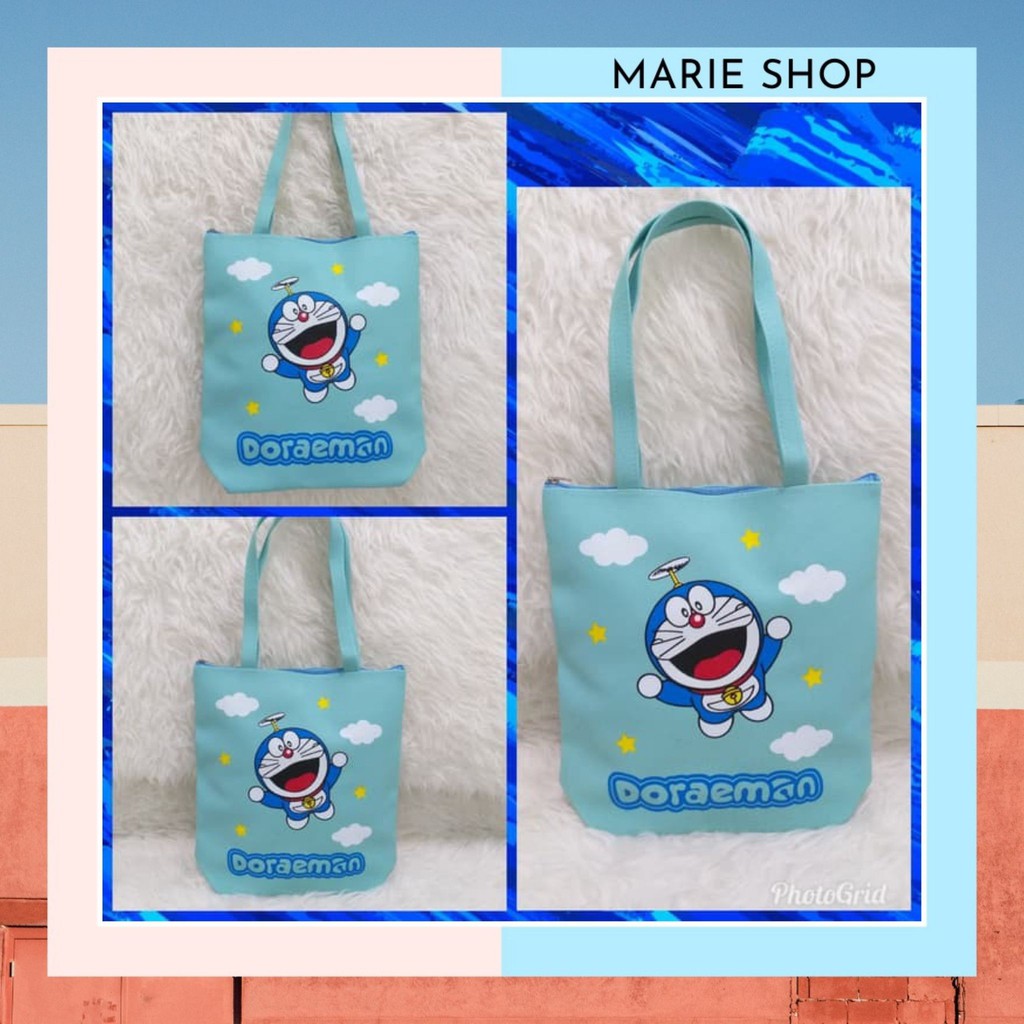 FLYING TOTE DORAEMON  TAS  JINJING LUCU  TAS  KULIAH BELANJA 