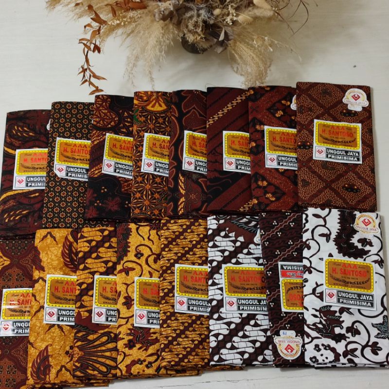 Kain Jarik Batik H Santoso Asli Pekalongan Printing Halus Panjang Melahirkan