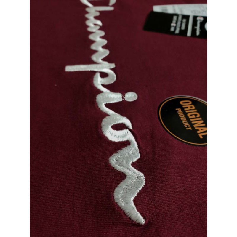 KAOS CHAMPION BORDIR TERLARIS / KAOS BRANDED KEKINIAN/ KAOS DISTRO / TSHIRT