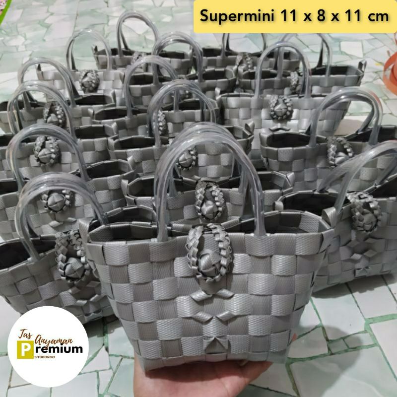 (Super mini) Tas Belanja/ Tas wanita/ Tas Souvenir/ Tas Anyaman Premium Situbondo