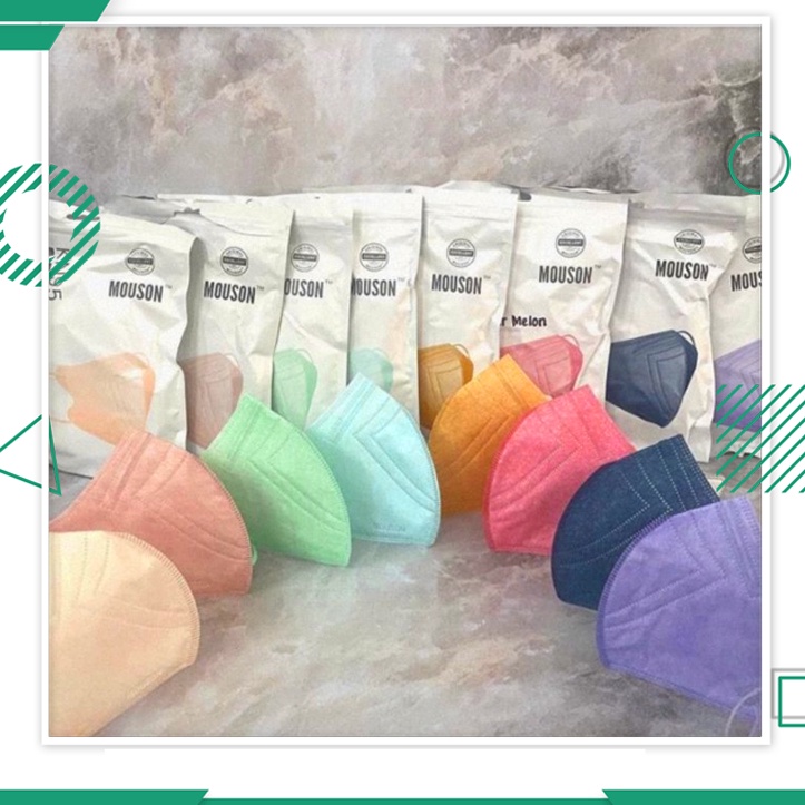 MASKER MOUSON KN95 5D 5 PLY ISI 10 PCS | KN95 EARLOOP MOUSON MIRIP POKANA | MULTISTORE