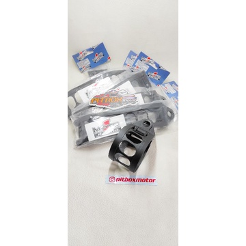 klem braket breket silincer knalpot 2t ninja rx king f1 by moto1 racing