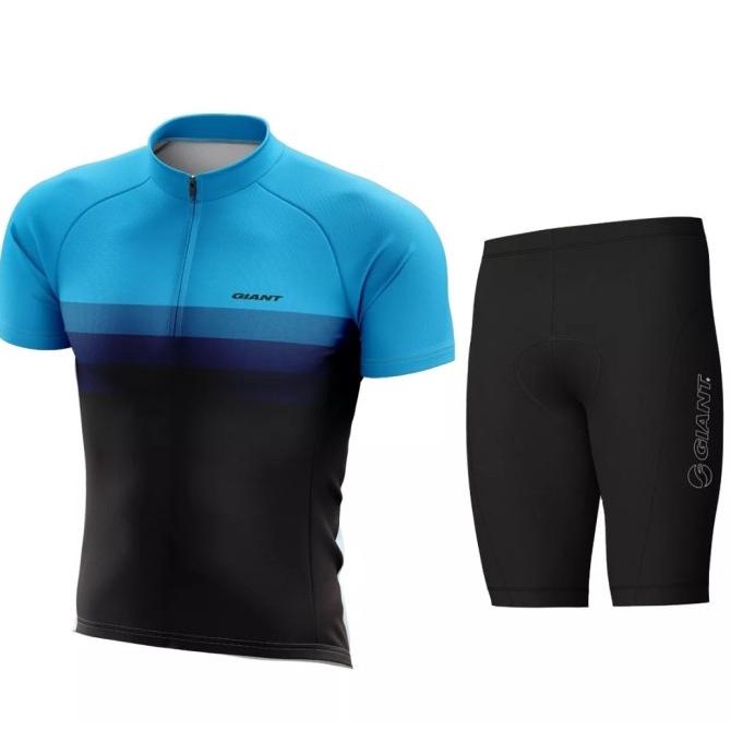Jersey Sepeda GIANT Gradient Setelan Celana Sepeda Gowes Roadbike MTB