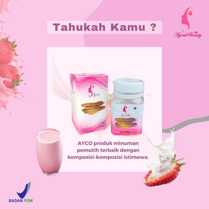 AYCO  DRINK STRAWBERRY | COLLAGEN AYINK BEAUTY