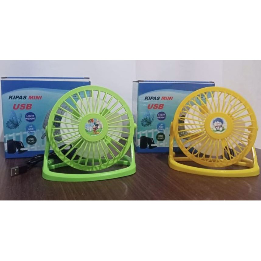 Kipas Mini Duduk /Mini Fan / Kipas Angin USB